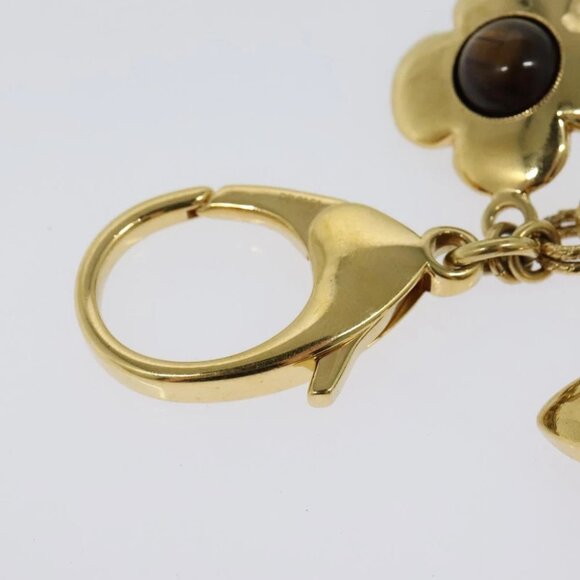 LOUIS VUITTON Bijoux Sac Tresor Key Holder Gold LV Auth - Picture 9 of 14